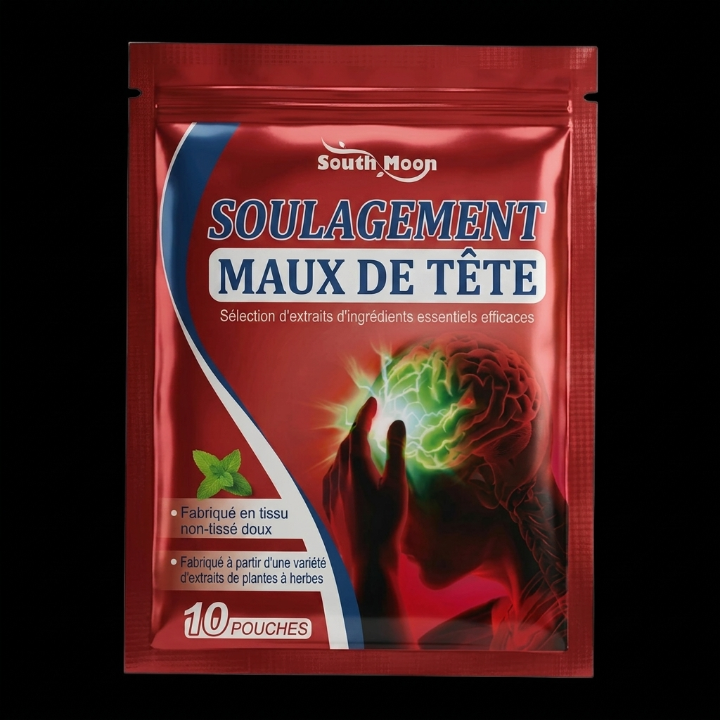 Patchs naturels contre les maux de tête