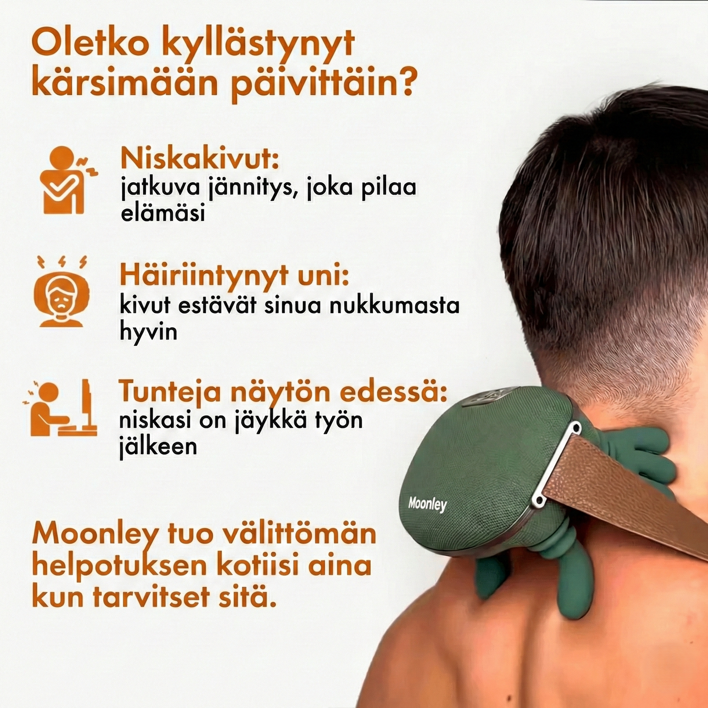 Moonley Bionic Niska- ja Hartiahieroja